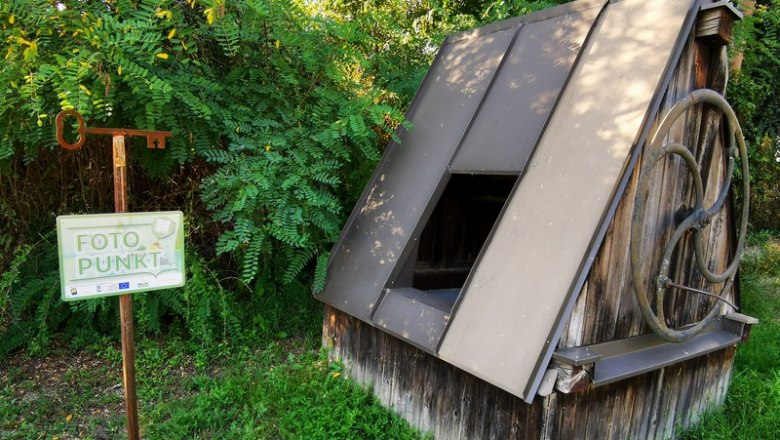 Fotopunkt neben dem Brunnenhäuserl, © Weinstraße Weinviertel