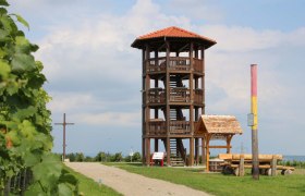 Aussichtsturm am Sandberg in Roseldorf, © Gemeinde Sitzendorf/ Schmida