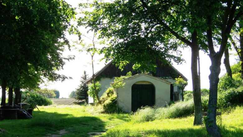 Malerische Kellergasse Grund, © Weinstraße Weinviertel